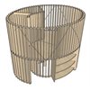 Natural Pod™ Wonder - Loft - Treehouse - Stair - 106"H x 81" x 95"