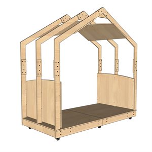 Wonder - Pod - Maison -96"L x 48"L x 96"H sur roulettes