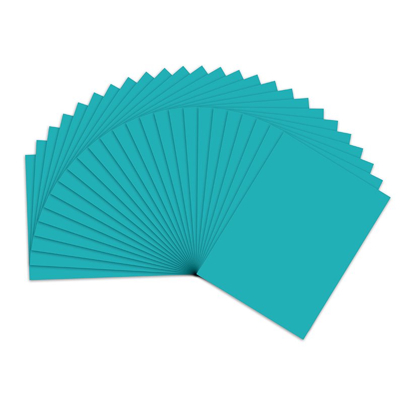 Papier de construction - 12" x 18" - Bleu Vert - Caisse-25 Papier de construction - 12" x 18" - Bleu Vert - Caisse-25