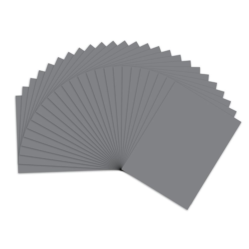 Construction Paper - 12" x 18" - Grey - Case-25