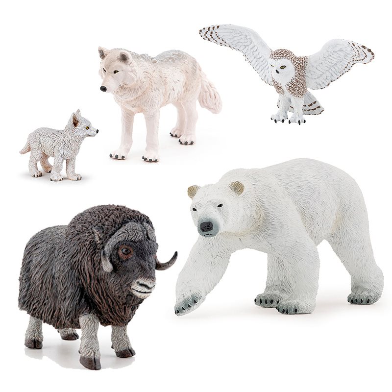 5pc Animal Collection - Arctic 5pc Animal Collection - Arctic