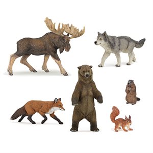 6pc Animal Collection - Forest*