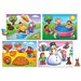 Ensemble de puzzle des saisons et de la météo
