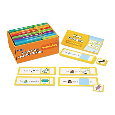 Match & Sort Vocabulary Quickies - K-Gr. 1 Match & Sort Vocabulary Quickies - K-Gr. 1