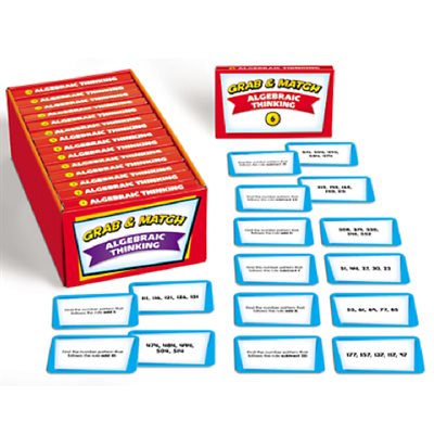 Algebraic Thinking Grab & Match Quickie Gr.4-5