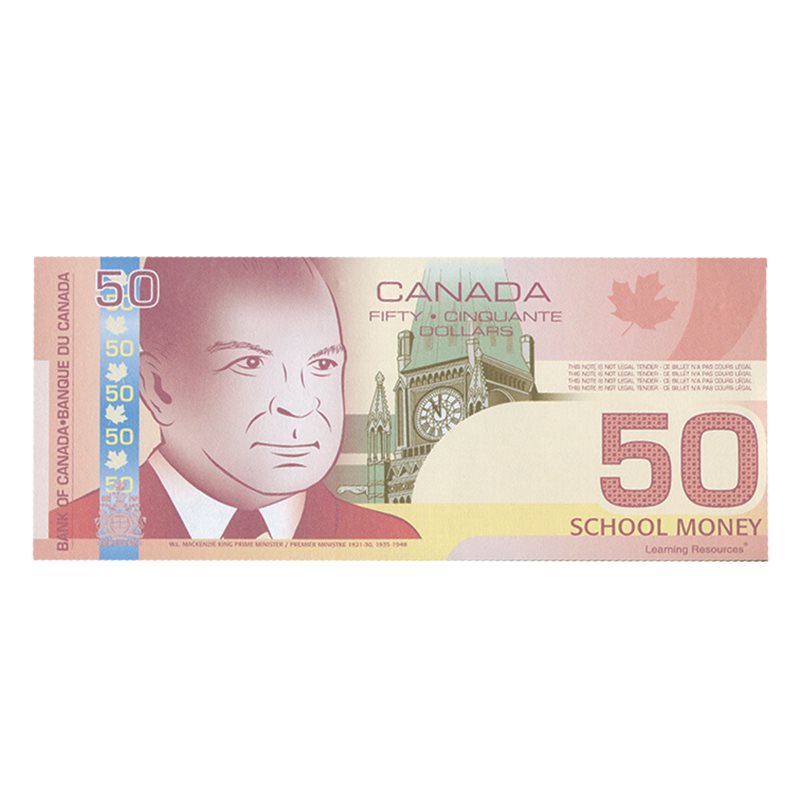 Canadian Play Bills - $50 Bills - Pack of 200 Canadian Play Bills - $50 Bills - Pack of 200