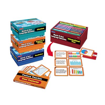 Match & Sort Language Quickies - Gr. 4-5 - Complete Set