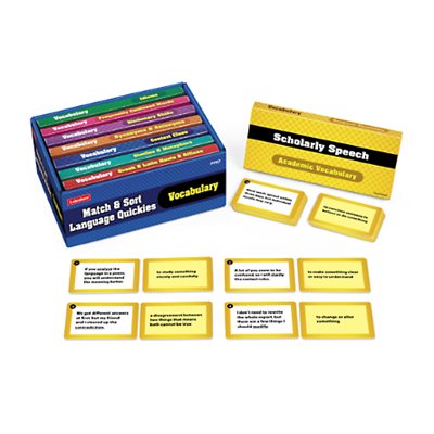 Match & Sort Vocabulary Quickies - Gr. 4-5