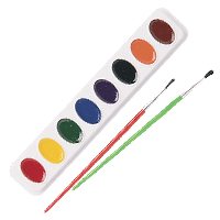 Budget Watercolour Trays Pk / 12