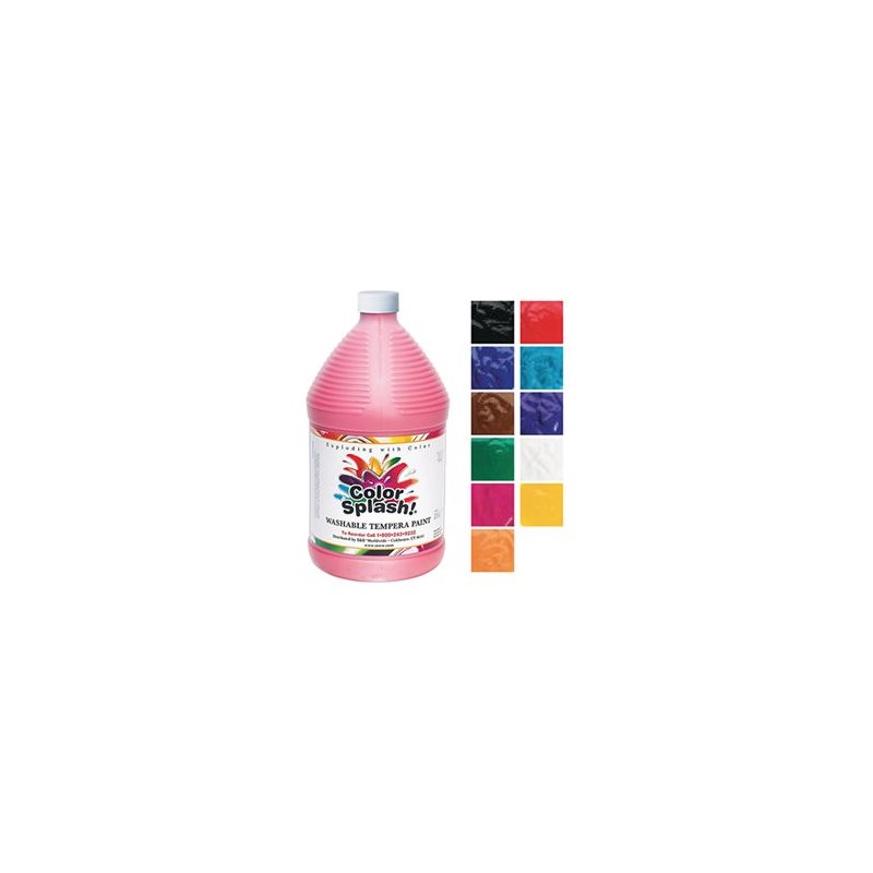 Washable Tempera Paint - Brown - 128 oz