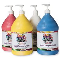 Colour Splash!® Liquid Tempera Paint -128-oz.  Set A - Set of 4
