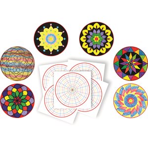 Papier Make-A-Mandala - Paquet de 36