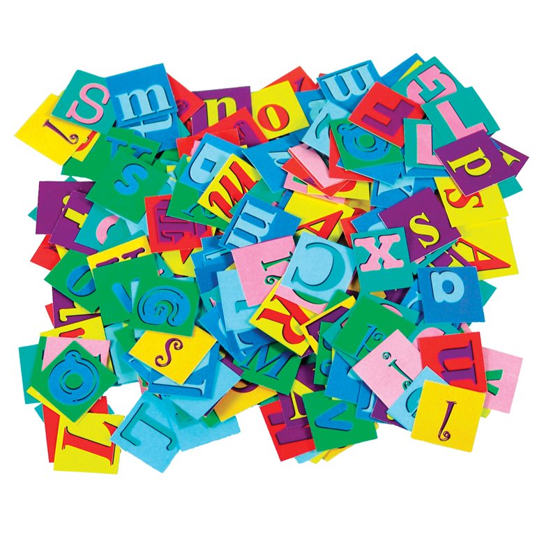 Blocs de collage alphabet - Paquet de 2 000