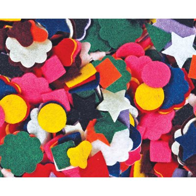 Felt Shapes, 500 / pkg. Felt Shapes, 500 / pkg.