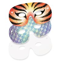 Colour-In Masks - Pack of 40