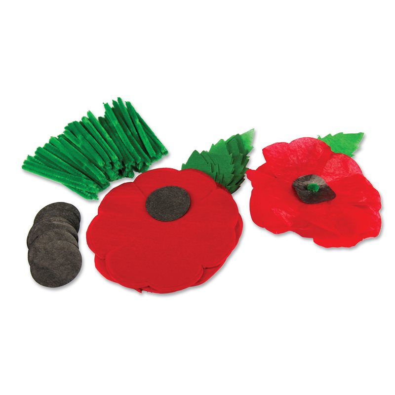 Coquelicots du jour du Souvenir - Paquet de 50