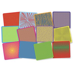 Pop Art Rubbing Mats - Pack of 12