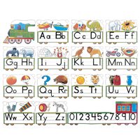 French-English Manuscript Alphabet Train