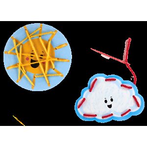 Take-Home Weather Lacing Cards - Pack of 24