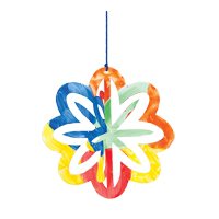  Fold Up Fun Jumbo sized Ornaments