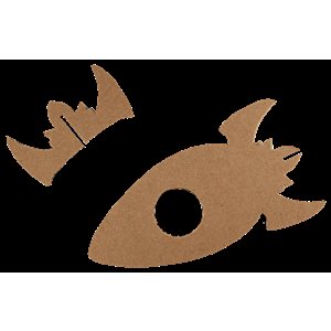 Rocket Ship Picture Frames - Pack of 24