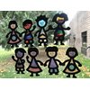 Friends Stained Glass Frames - Pack of 36