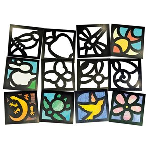Junior Stained Glass Frames - Pack of 24