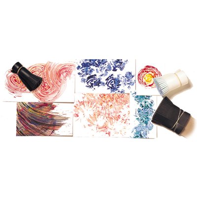 Funny, Floppy Foam Brushes