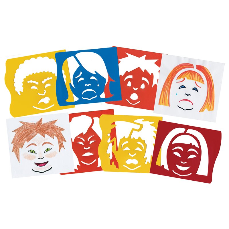Pochoirs Mix & Match Emotion - Lot de 6
