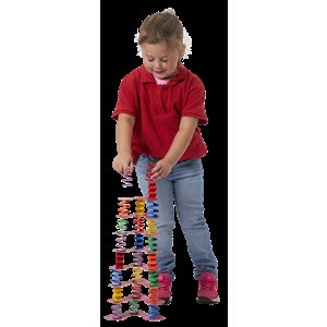 Topple Tower, 24 Spring Blocks, 28 Cards