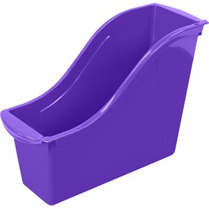 Petite corbeille à livres en interlock - Violet