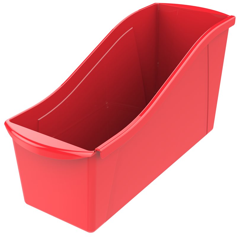 Grand bac à livres interlock - Rouge Grand bac à livres interlock - Rouge