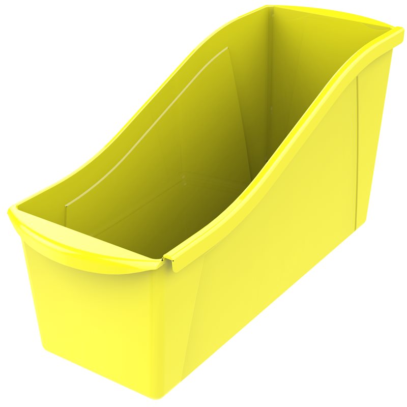 Large Interlock Book Bin- Yellow