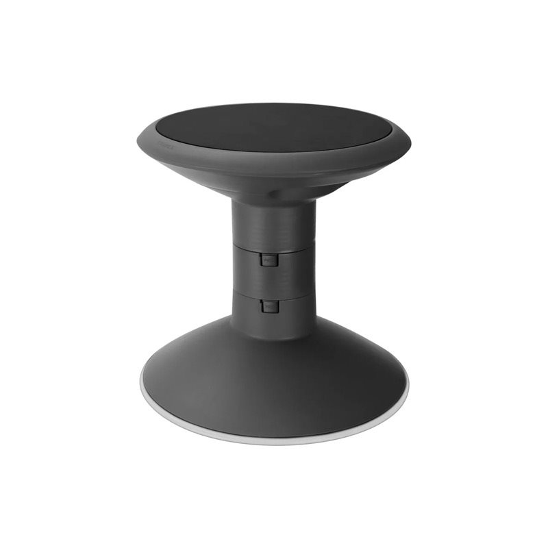 Wiggle Stool, 12-18" Height - Black