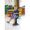 Wiggle Stool, 12-18" Height - Black