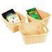 Paniers à livres en plastique -Ensemble de 3