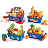 Paniers alimentaires Let's Go Shopping - Ensemble complet
