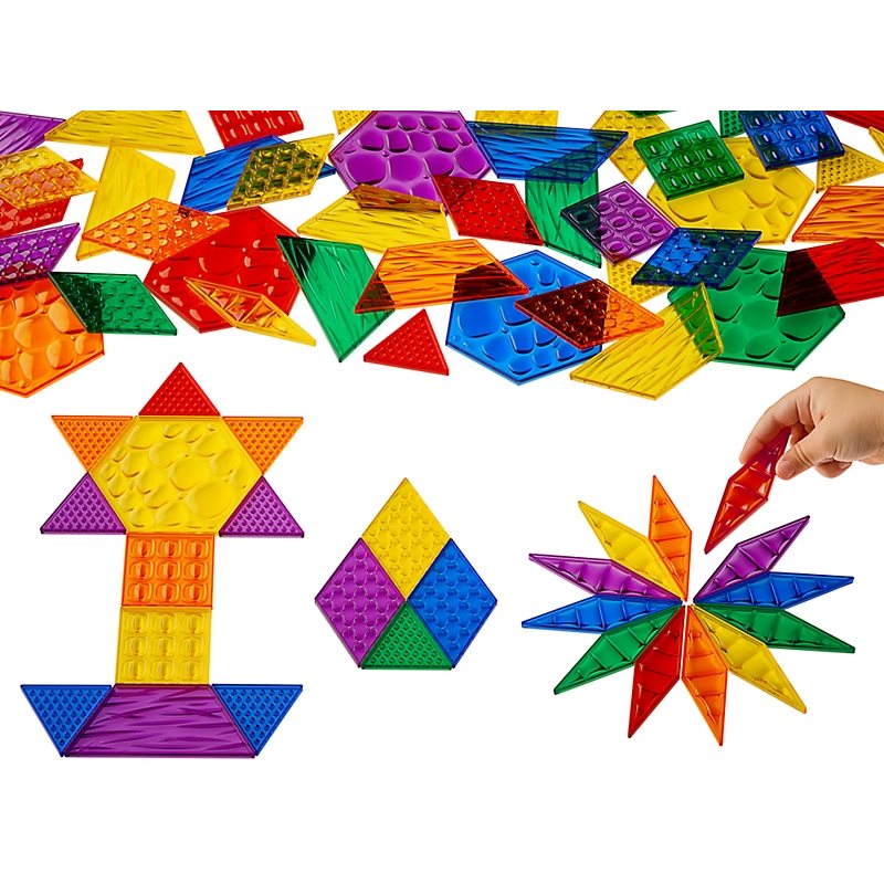 Translucent Sensory Pattern Blocks Translucent Sensory Pattern Blocks