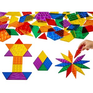Blocs de motifs sensoriels translucides