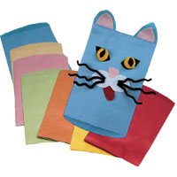 Coloured Kraft Paper Bags Pk / 28