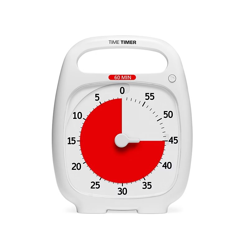 On-The-Go Time Timer® - 60 Minutes-White