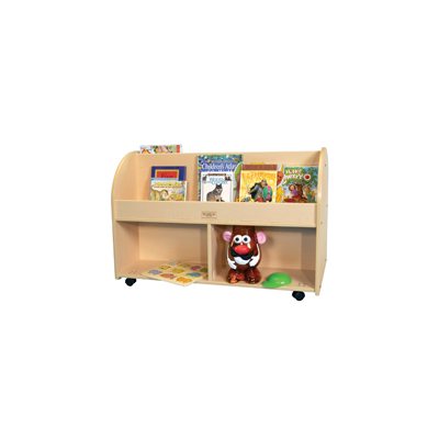 Best Buy Dbl Sd Rolling Library - Nat.