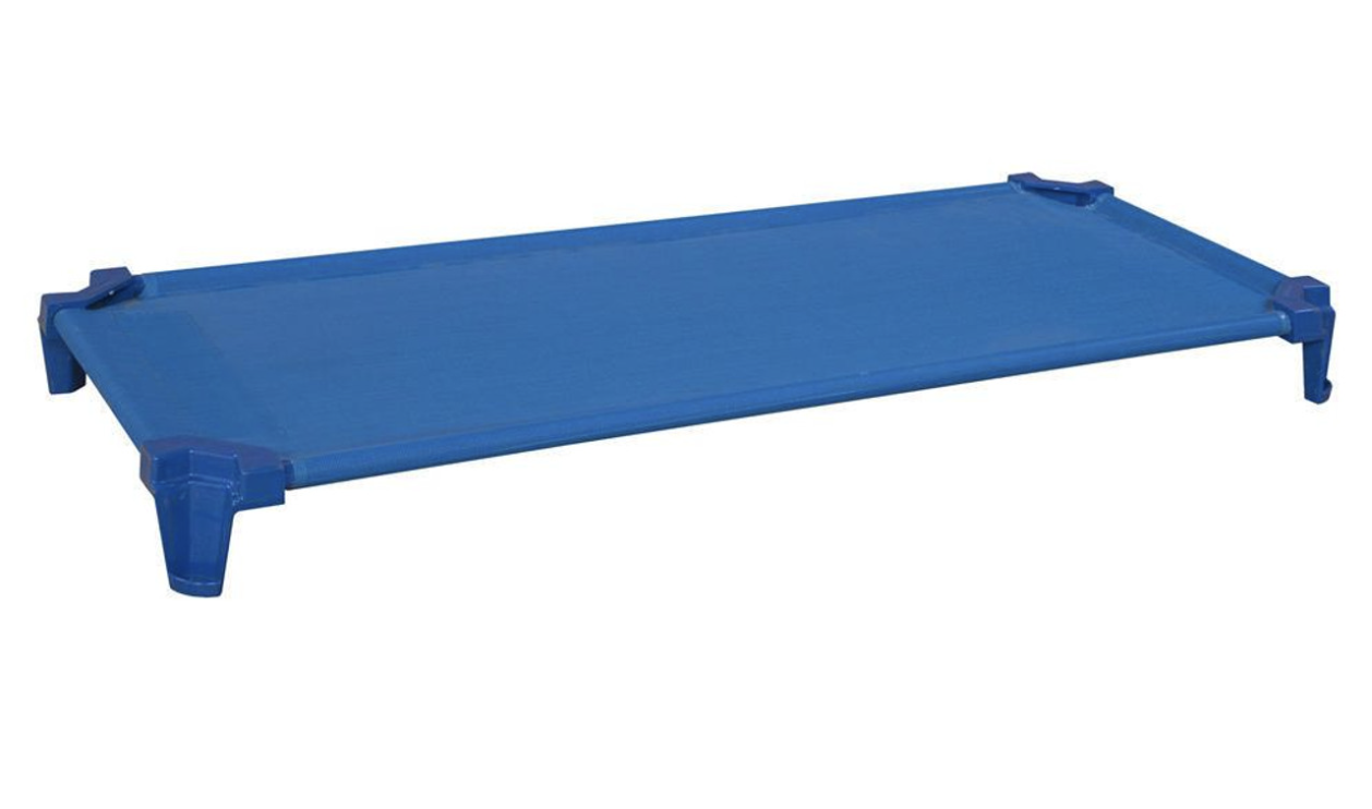  S / O - Toddler Cot - Blue - 40"L x 23"W x 5"H - ASSEMBLED - EACH