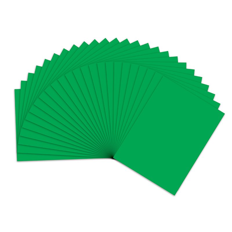 Sulphite Const. Paper-9 X 12-Hol. Green