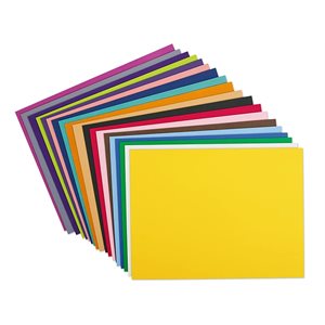 Sulphite Const. Paper-9 X 12-Assort-Case