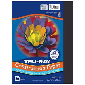 Construction au sulfite. Papier-12X18--Cas - Noir