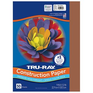 Sulfite Const. Paper-12X18-Brown-Case