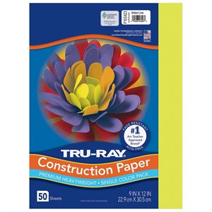 Sulfite Const. Papier-12X18-Lime-Case