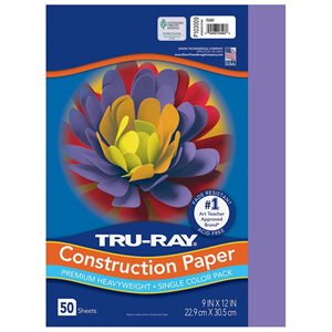Sulfite Const. Paper-12X18-Violet-Case