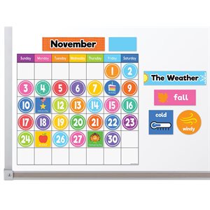 Colourful Magnetic Classroom Calendar